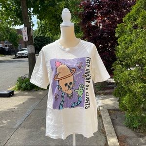 Vintage 1992 They Might Be Giants White Tour Shirt